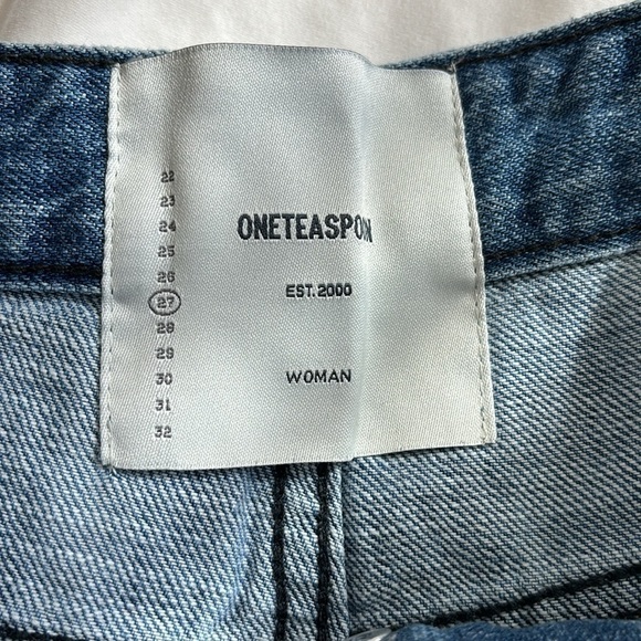 One Teaspoon distressed denim shorts size 27 - Picture 3 of 4